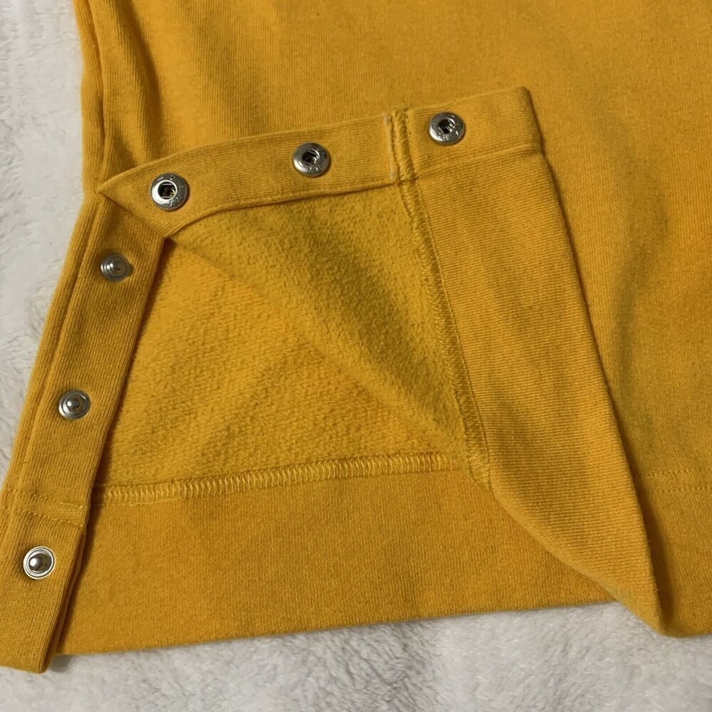Victoria’s Secret PINK Iowa Hawkeyes Sweatshirt Small Yellow Relaxed Fit - Picture 6 of 7